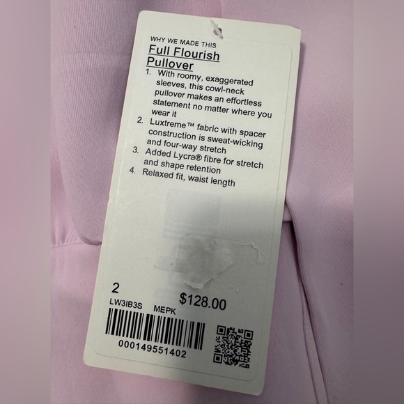Lululemon Full Flourish Pullover in Meadowsweet Pink - Picture 7 of 7